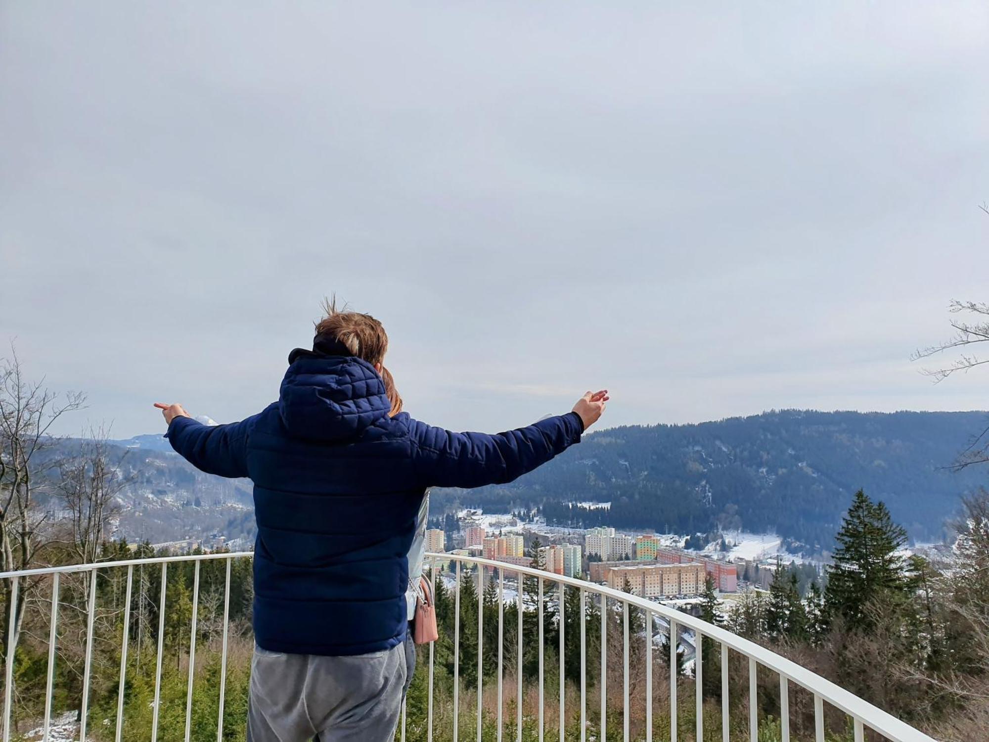 Horska Vyhlidka Apartment Tanvald Bagian luar foto